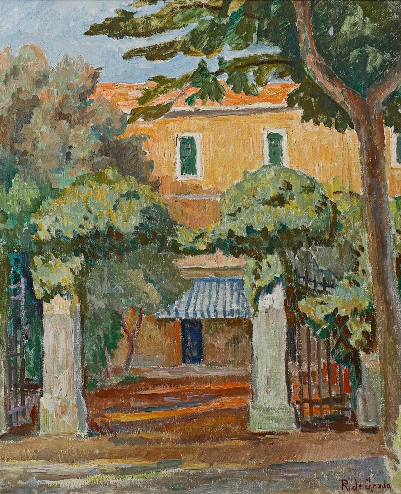 Raffaele De Grada (1885-1957) - Pensione al mare #1.0