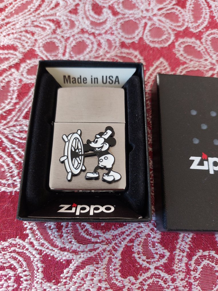 Zippo - Steamboat Willie - Ingen mindstepris - Lommelighter - Stål (rustfrit) #4.3