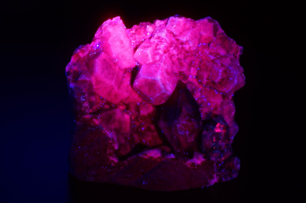 Amatista Phantom con cristalli di calcite da Erongo, Namibia TOP - Altezza: 12 cm - Larghezza: 9 cm- 366 g #1.0