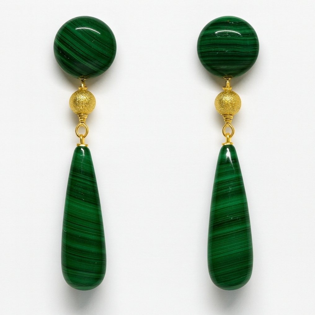 Ingen mindstepris - Øreringe - 18 kraat Gulguld #1.0