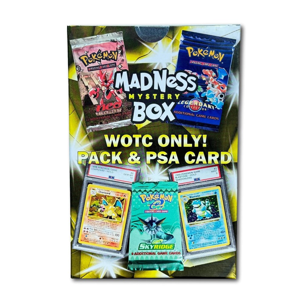 Pokémon Mystery box - WOTC Only - Graded Card & Pack - Madness Mystery Box - Pokémon #1.0