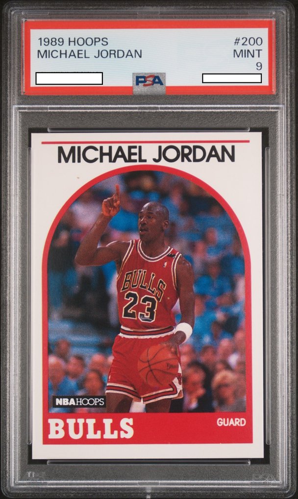 NBA Hoops 1989 NBA Hoops Michael Jordan #200 – PSA 9 – Chicago Bulls Legend - PSA 9 Graded card #1.0