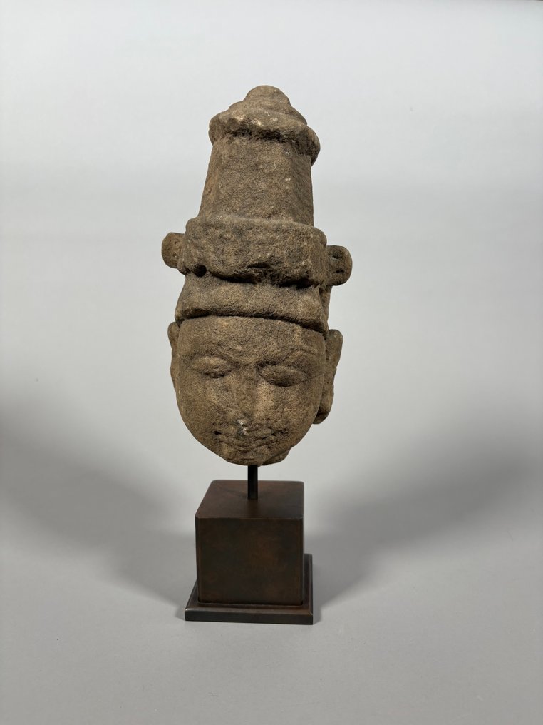 Gupta. Inde 石头 Shiva雕塑 - 28 cm #1.0