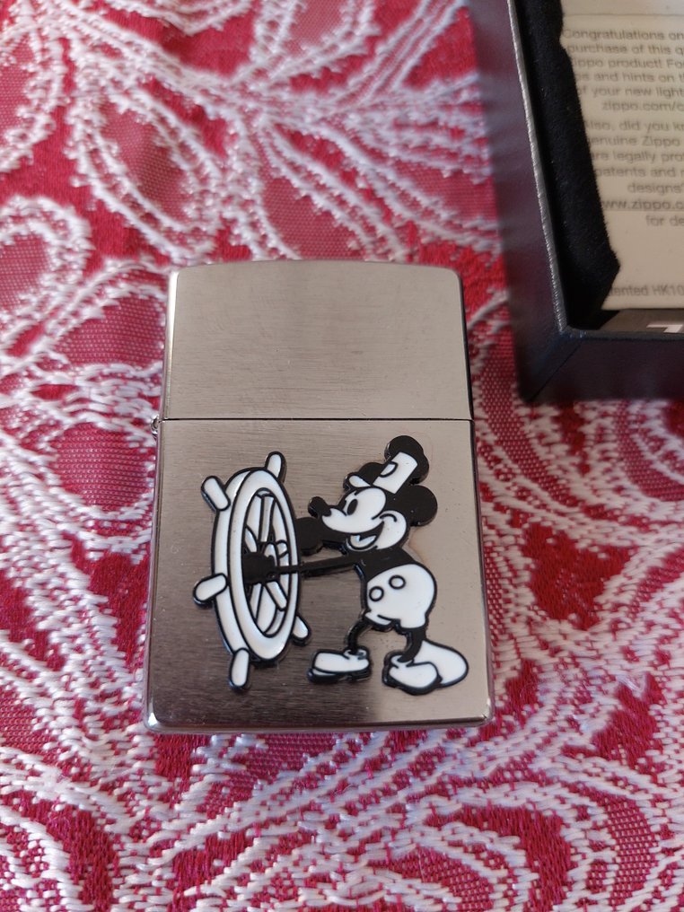 Zippo - Steamboat Willie - Ingen mindstepris - Lommelighter - Stål (rustfrit) #3.2