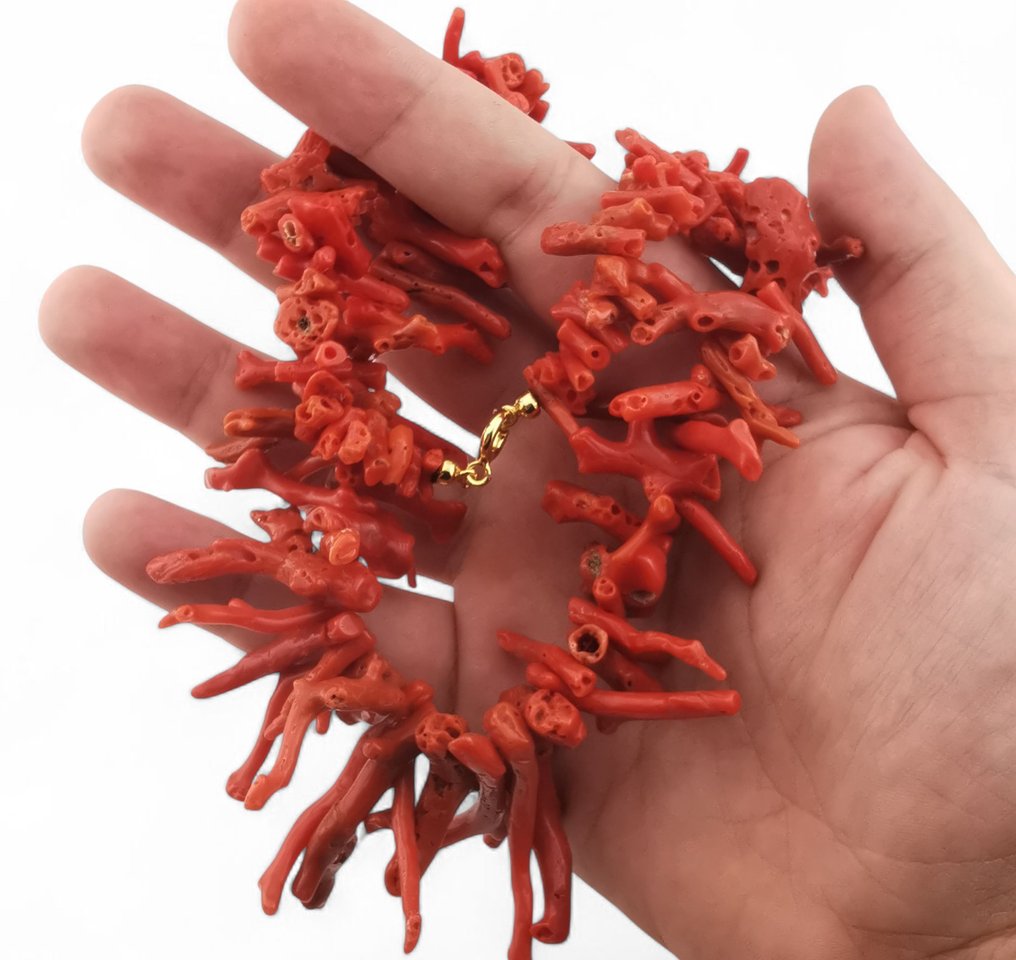 Coral - Argint - Colier - prelucrare artizanală #4.3