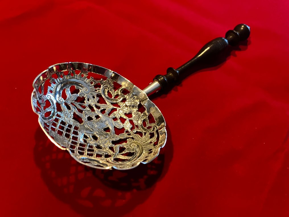 Zuccheriera - Asklepios incontra Esculaap - .934 argento - Suikerschep del XVIII secolo. #1.0