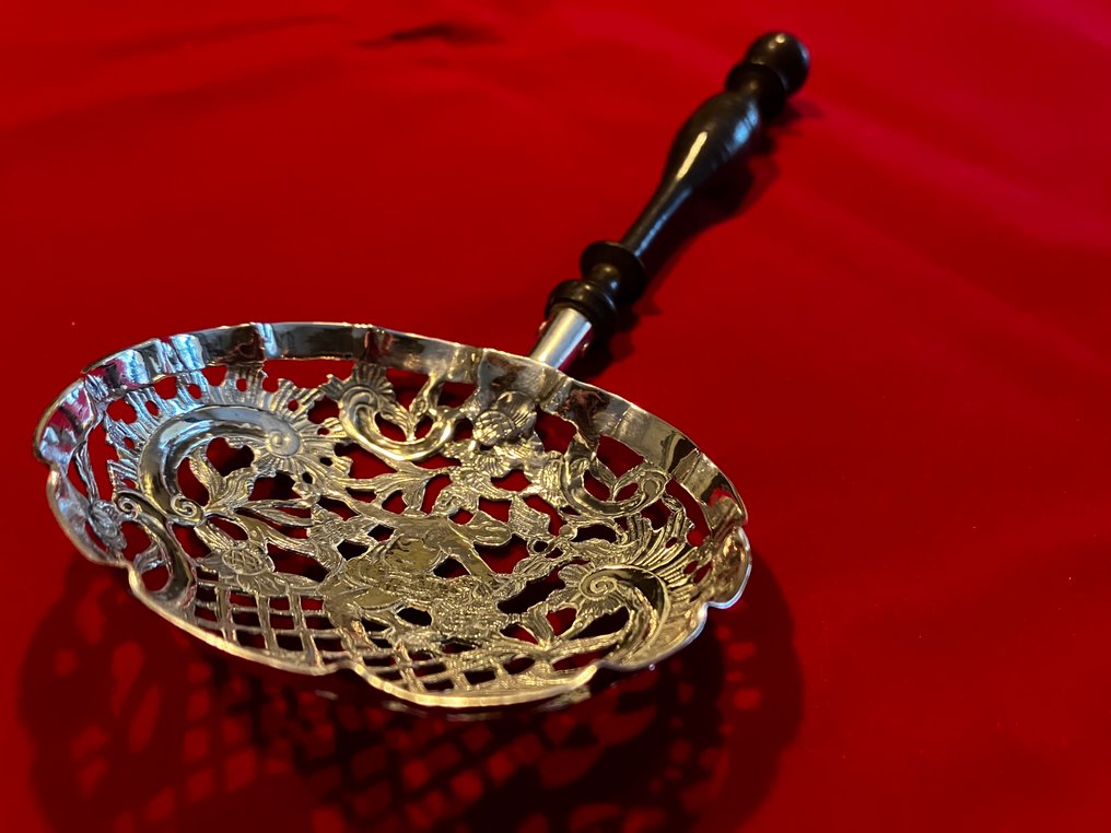 Zuccheriera - Asklepios incontra Esculaap - .934 argento - Suikerschep del XVIII secolo. #3.2