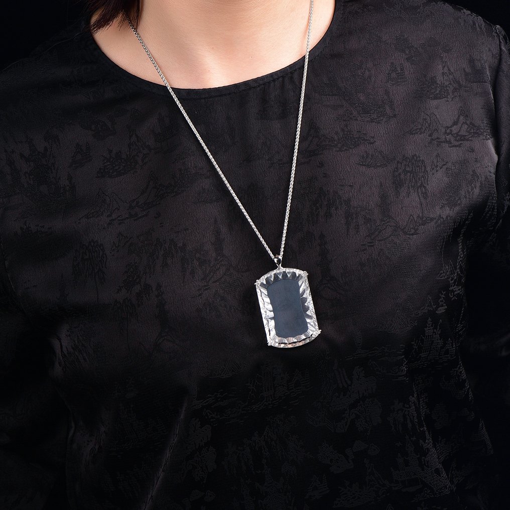 ALGT Certified - Huge and Masterful Natural Quartz Pendant - Notable for its exceptionally radiant clarity- 50.91 g #1.0