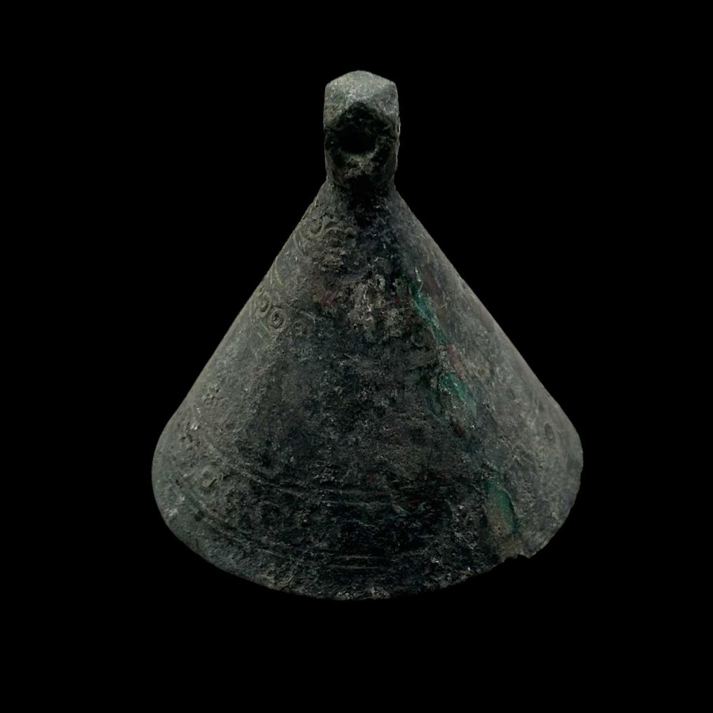 中世纪早期 黄铜色 钟形吊坠  (没有保留价) #4.3