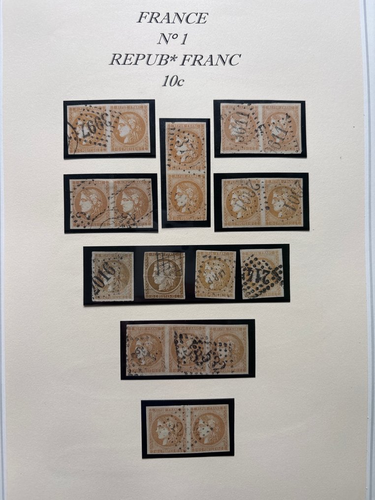 Frankrike 1849/1945 - Franske frimerker #1.0