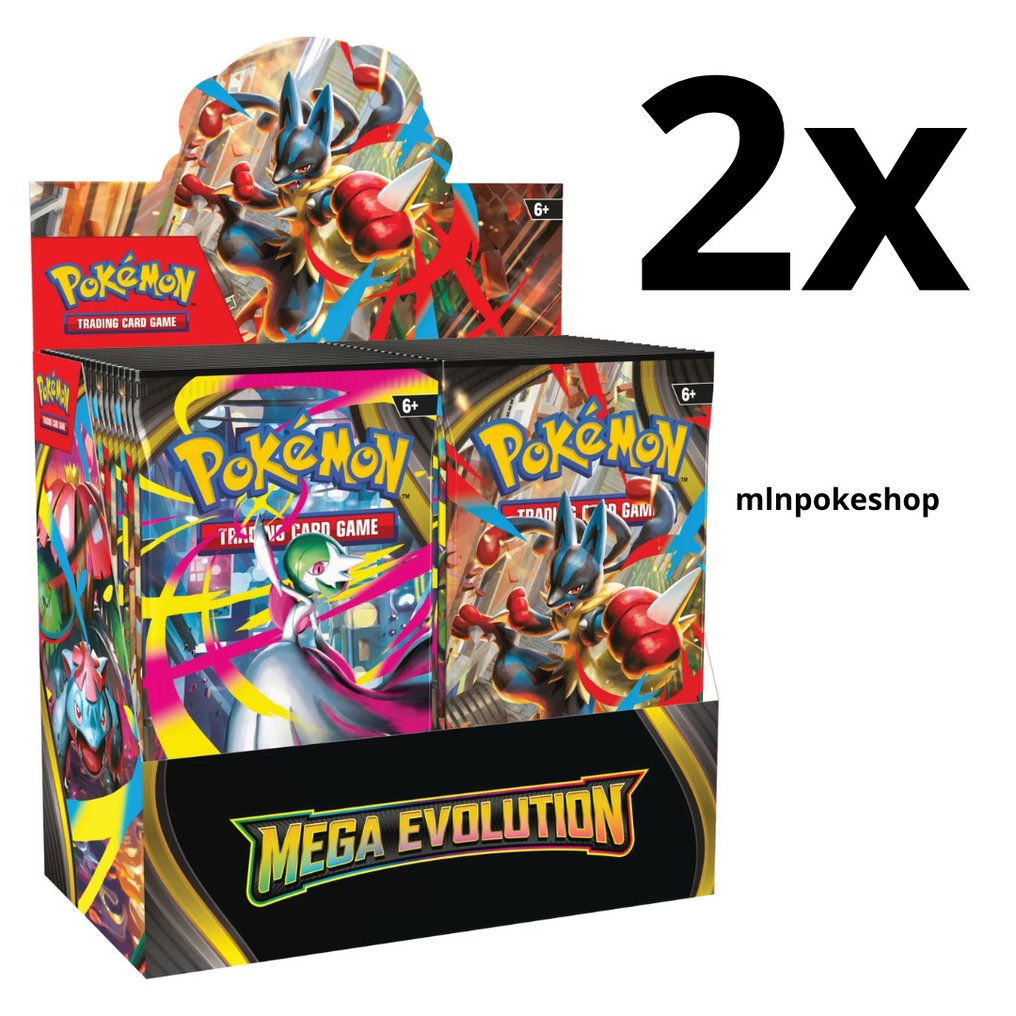 Pokémon - 2x Mega Evolution Booster Box Display - 36 Booster packs of Mega Evolution - ENG - 72 #2.1