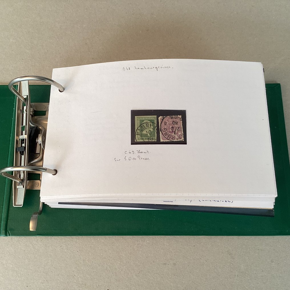 Γερμανία 1800/1880 - Κλάσσέρμαπι με γερμανικές πολιτείες με προδρόμους, επιστολές, PWS, φακέλους και σφραγίδες σε καλή - Michel #1.0