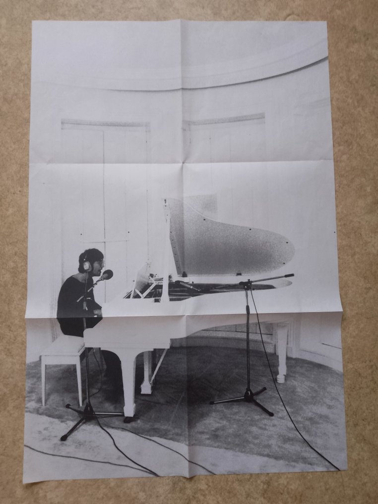 John Lennon - Imagine[first U.K. press] ,with big Poster and Postcard - Vinyl record - 1st Pressing - 1971 #1.0