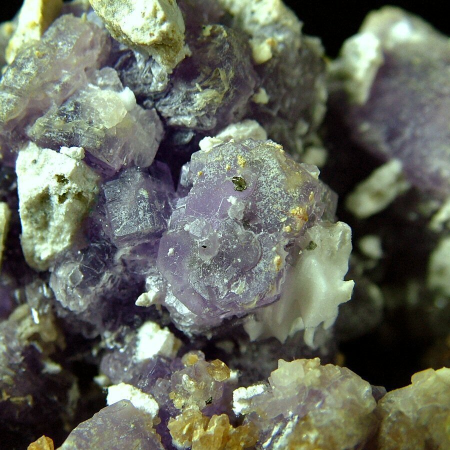 Mooi monster van Coquimbite met Alunogeno en Copiapite Kristalcluster - Hoogte: 84 mm - Breedte: 112 mm- 320 g - (1) #1.0