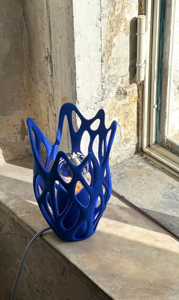 Cornu Design - Table lamp - PLA - Navy 3D Printed Lamp #4.3