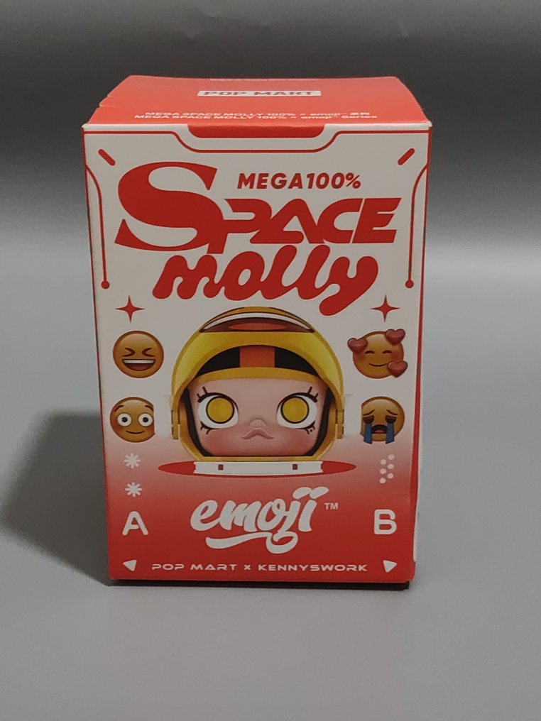 Pop Mart - 玩具人偶 MEGA SPACE MOLLY 100% emoji - 2020年及之后 - 中国 #1.0