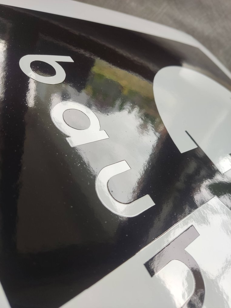 Bauhaus - enamel sign BAUHAUS Emailschild Emaille Schild #4.3