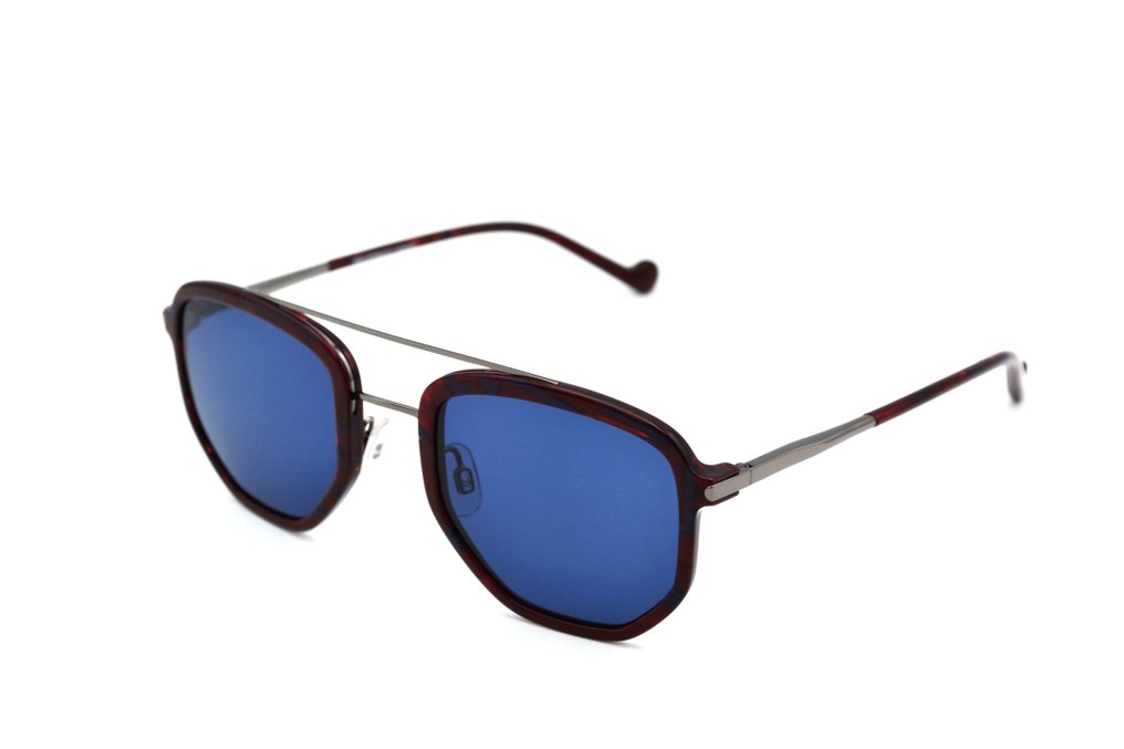 Other brand - MINI Eyewear 747005 3070 - Acetate Bordeaux & Silver Metal Design - *New* - Γυαλιά ηλίου #1.0