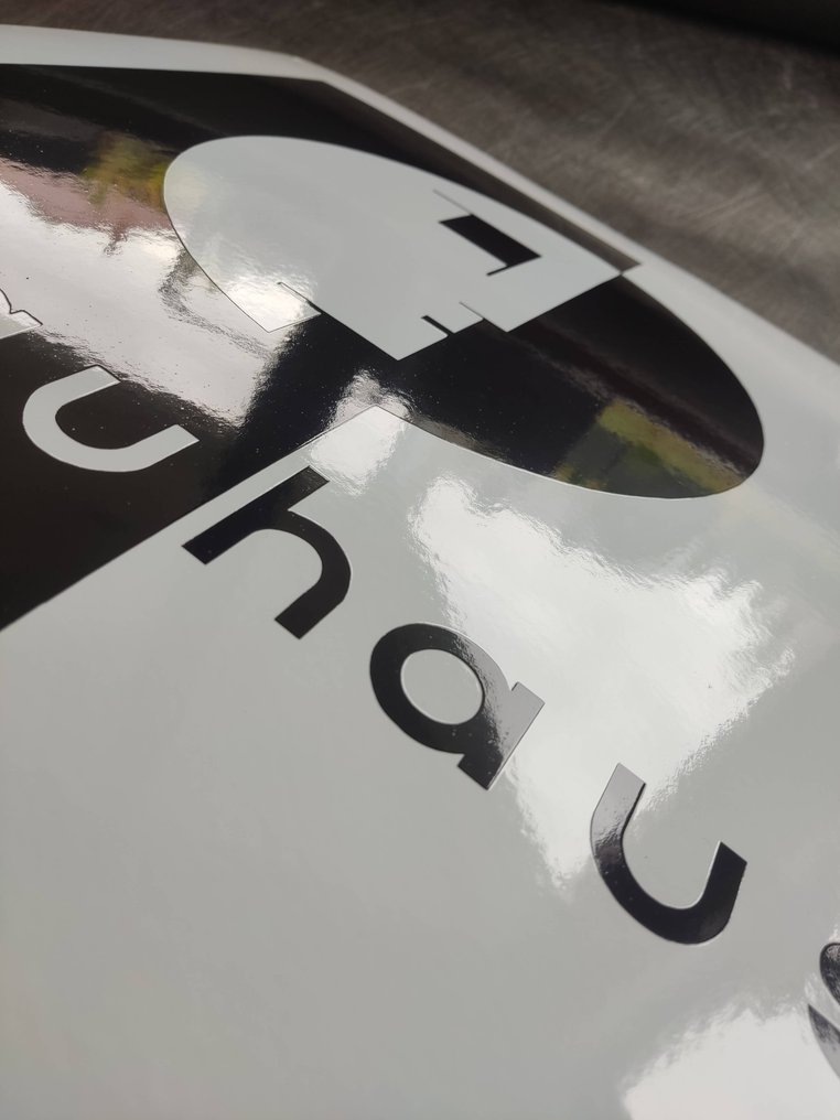 Bauhaus - enamel sign BAUHAUS Emailschild Emaille Schild #2.1