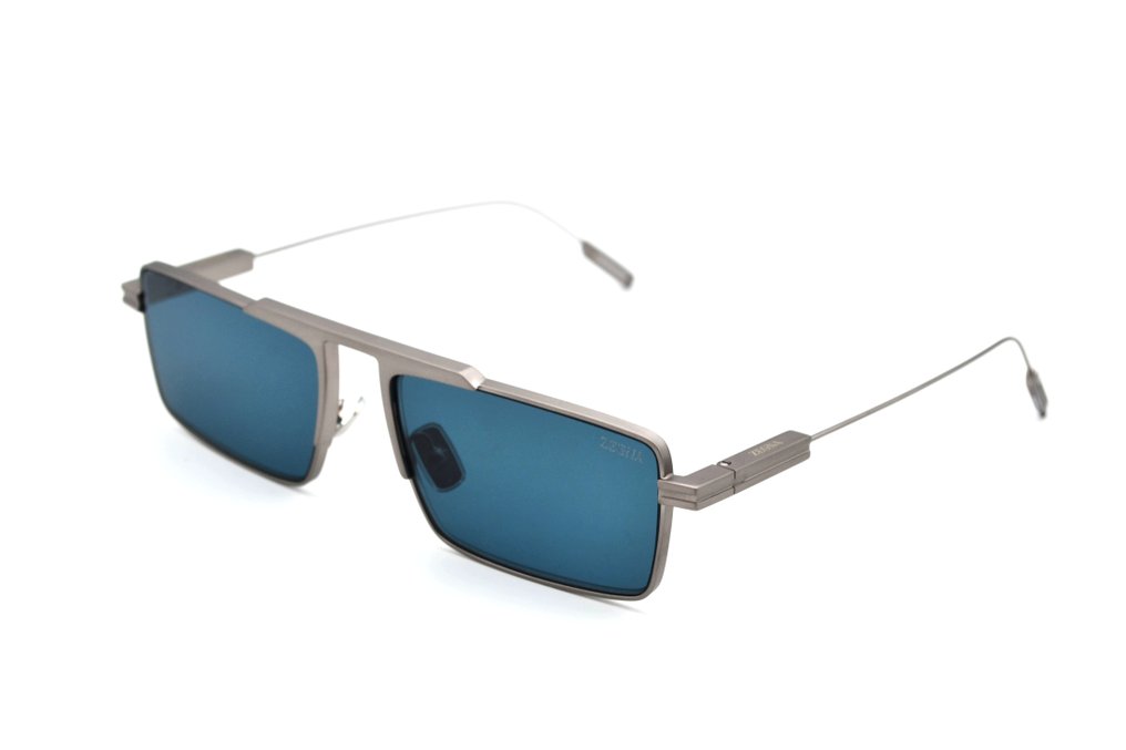 Ermenegildo Zegna - Made in Italy - EZ0233 17V - Silver Metal Frame Design - Cat*3 Lenses - *New* - Γυαλιά ηλίου #1.0