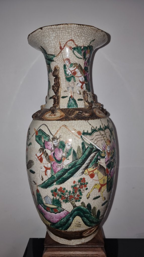 Vase - Porcelæn - Kina - Qing-dynastiet (1644-1911) - To vaser, 45 cm. #1.0