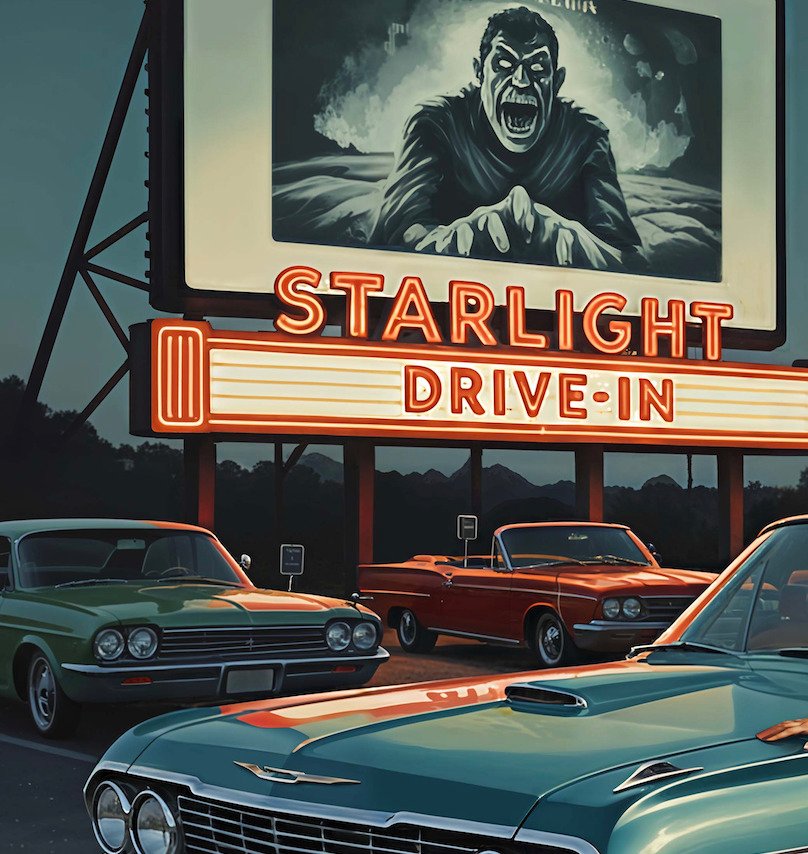 Le Yack - Starlight Drive-In - Hand signed #4.3
