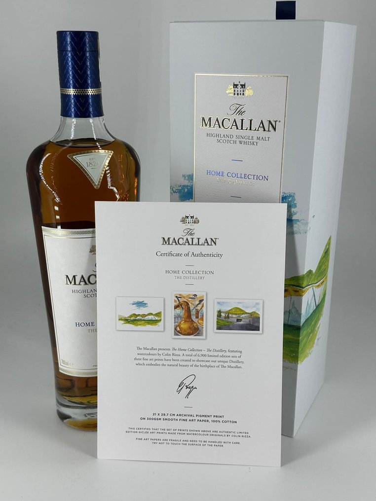 Macallan Home Collection The Distillery with Art Prints (3)  - 70cl #1.0