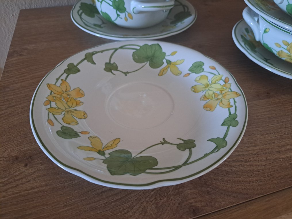 Villeroy & Boch - Carafe (11) - Geranium - Vitro-Porzellan - Servierplatte-Klassiker #2.1