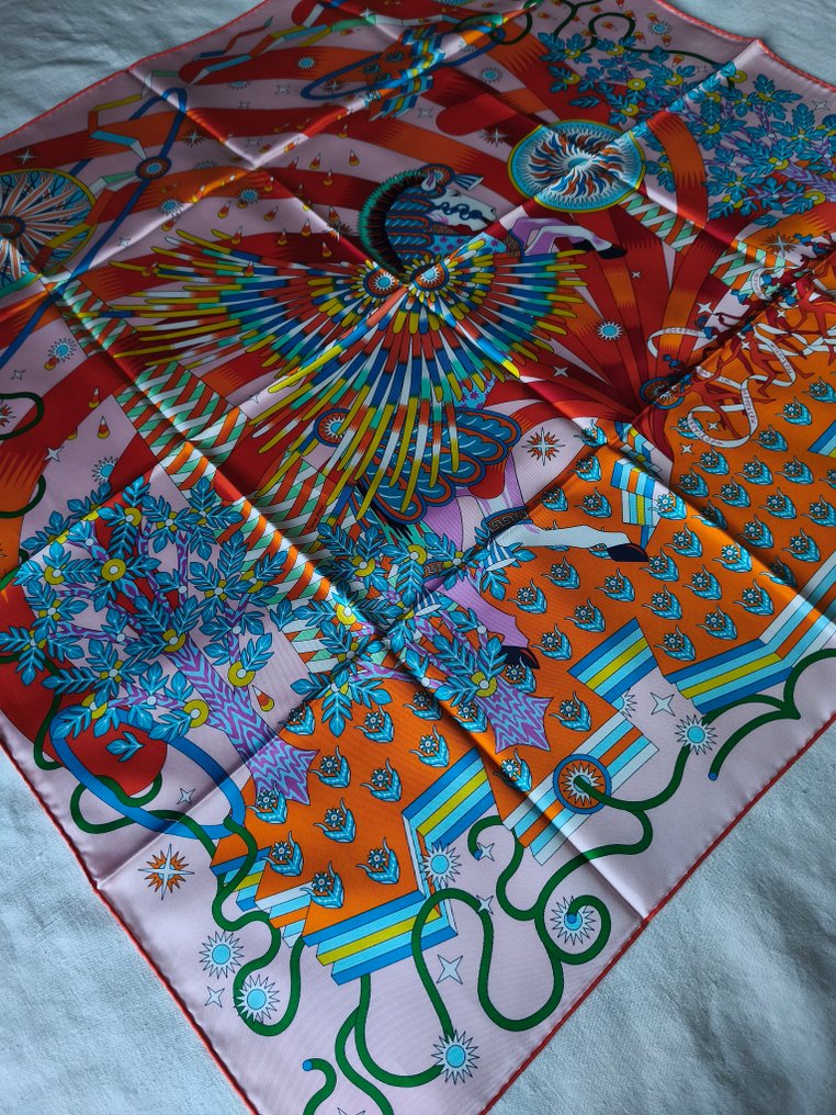 Hermès - LA SOURCE DE PÉGASE by Pierre Marie. Neuf - Fular #4.3