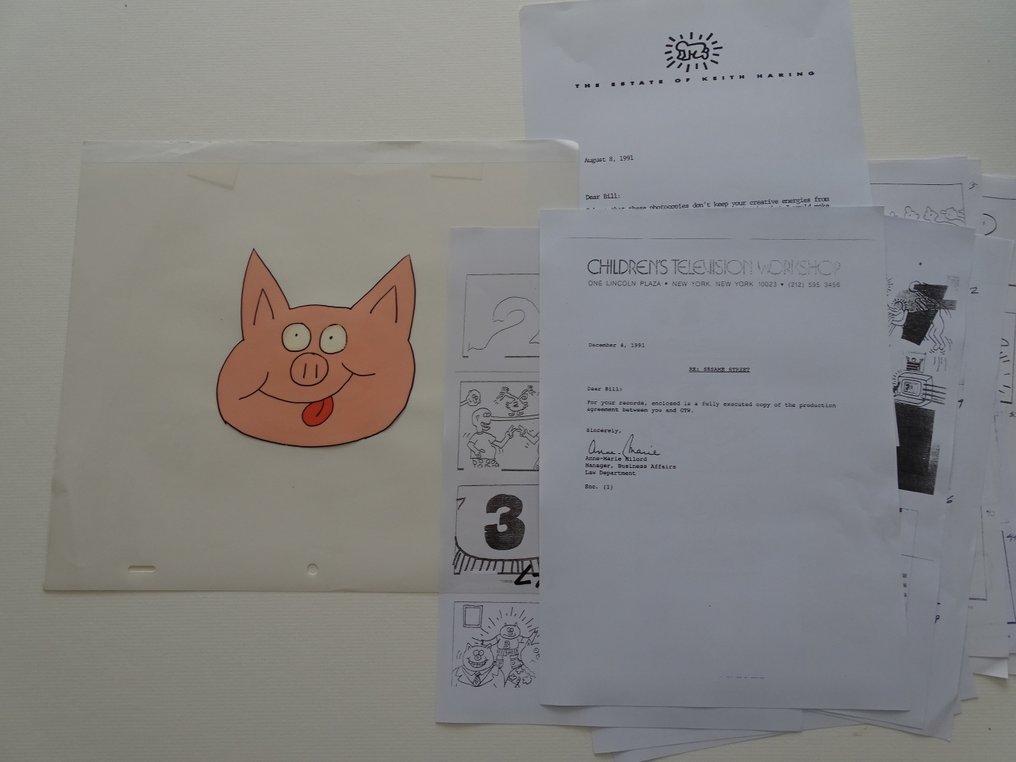 Keith Haring (1958-1990) - Pigs #4.3