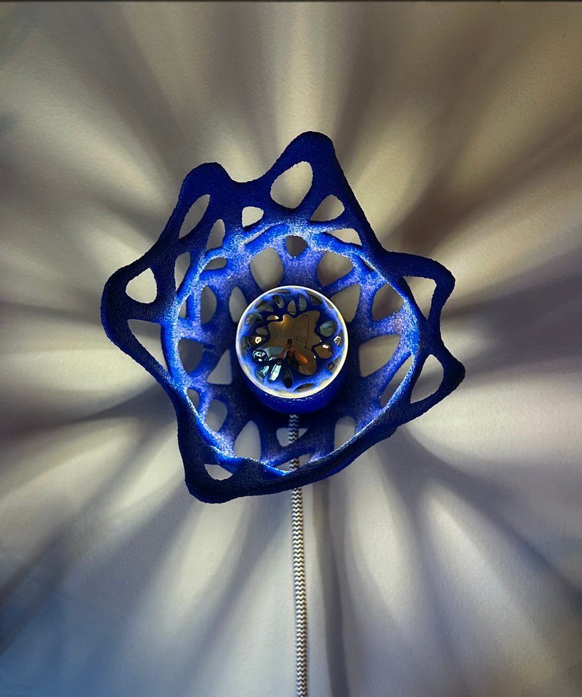 Cornu Design - Table lamp - PLA - Navy 3D Printed Lamp #2.1