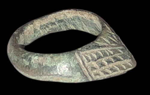 Medieval, Crusaders Era Bronze - 16 mm - Archer Ring (No reserve price) #2.1