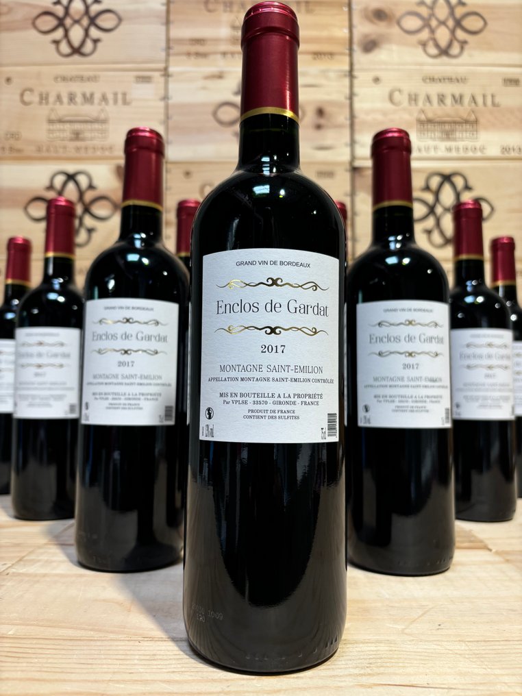 2017 Château Enclos de Gardat - 圣埃米利永 - 12 Bottles (0.75L) #1.0