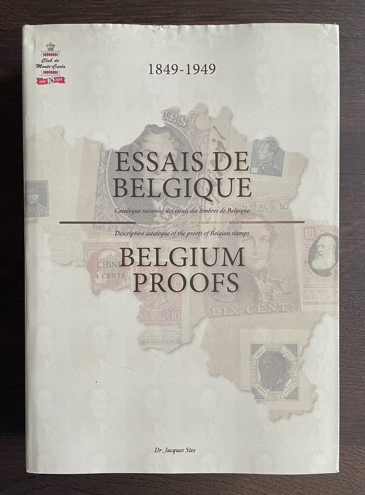 比利時  - 文学 - 蒙特卡洛俱乐部 - （包括 Dr. J. Stes 的《比利时随笔》等4本不同的书） #2.1