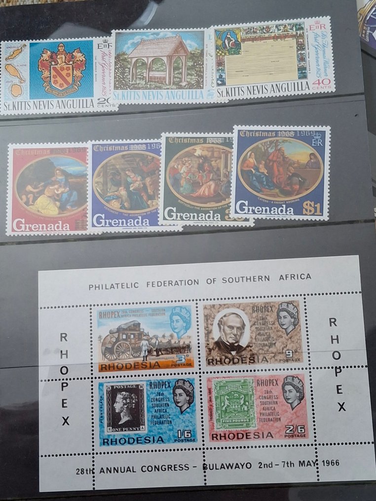 British Commonwealth  - English areas, a fun mix with many series, blocks, cards, Star Wars booklets, and more. #3.2