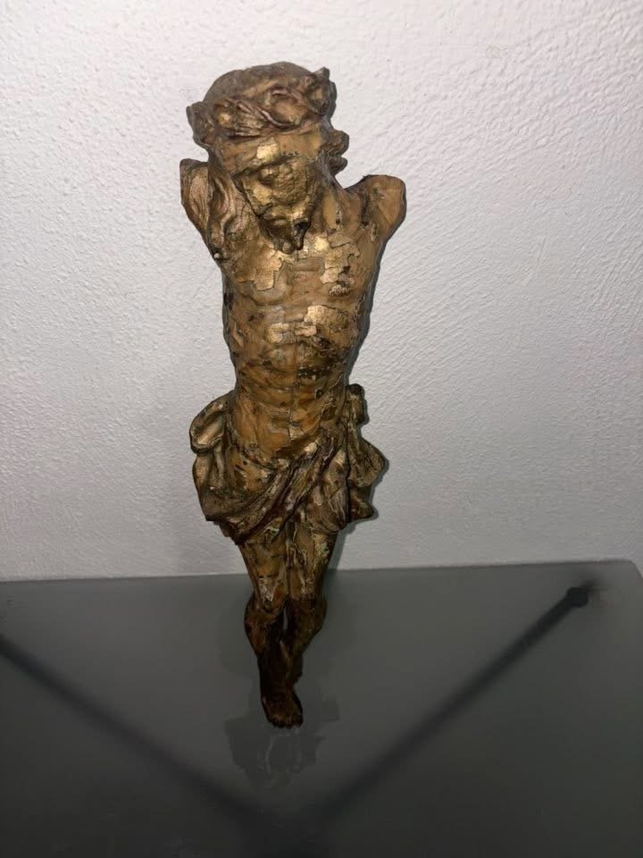 Sculptură, Corpus Christi - 44.5 cm - Lemn #1.0