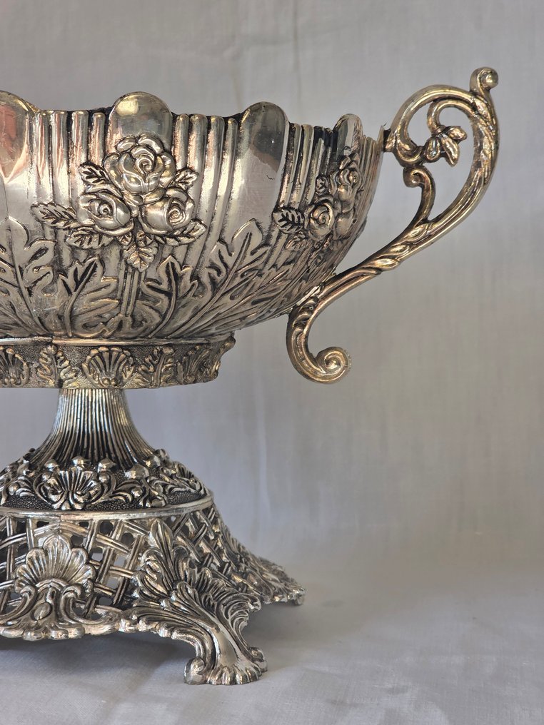 中心桌 - 镀银, 金属 - 路易十五-摄政时期风格的桌面中心装饰 #3.2