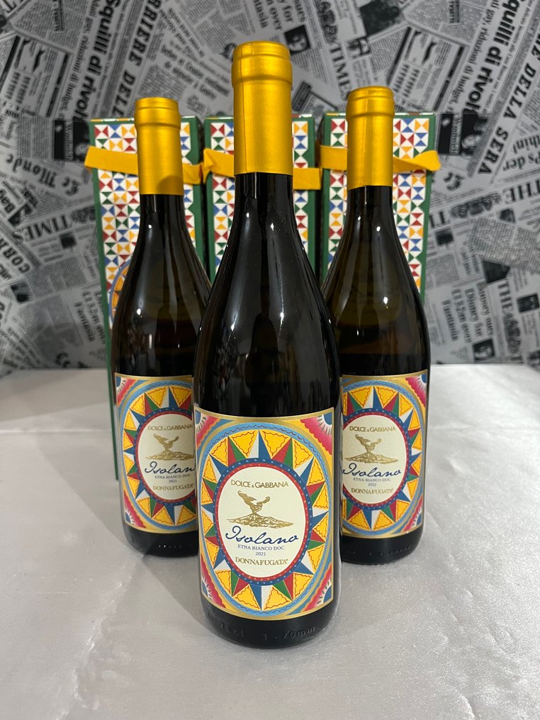 2021 Donnafugata” Isolano “ Dolce & Gabbana - Etna Bianco - Sizilien DOC - 3 Flaschen (0,75 l) #1.0
