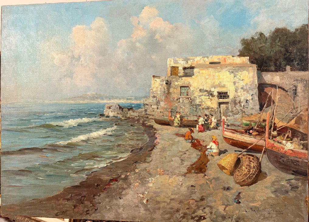 Luigi Bertolingrande (1912-1965) - Preparazione delle reti #4.3