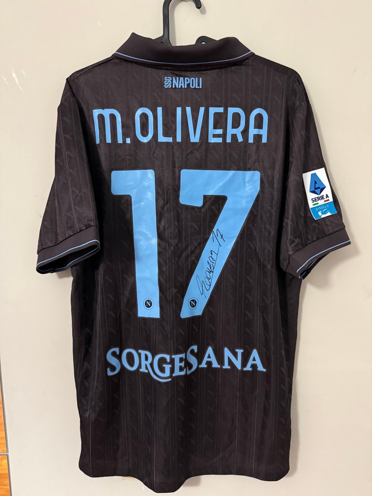 那不勒斯 - 意大利足球联盟 - Matihas Oliveira - 2025 - 足球球衣  #1.0