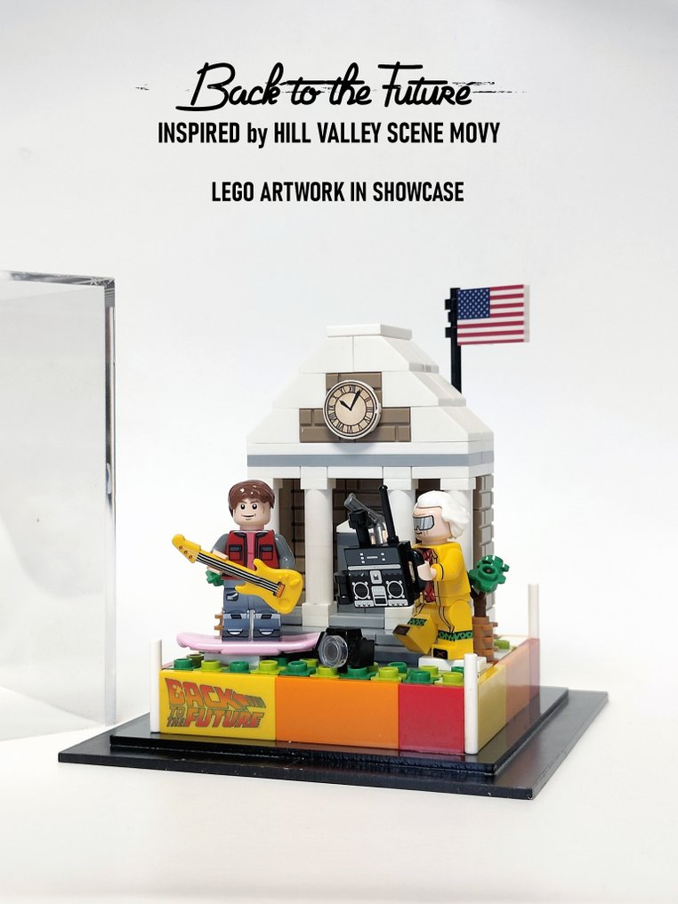 Lyssandre saint york - " back to the future " Lego Hill valley with Marty and Doc movie 1 #1.0
