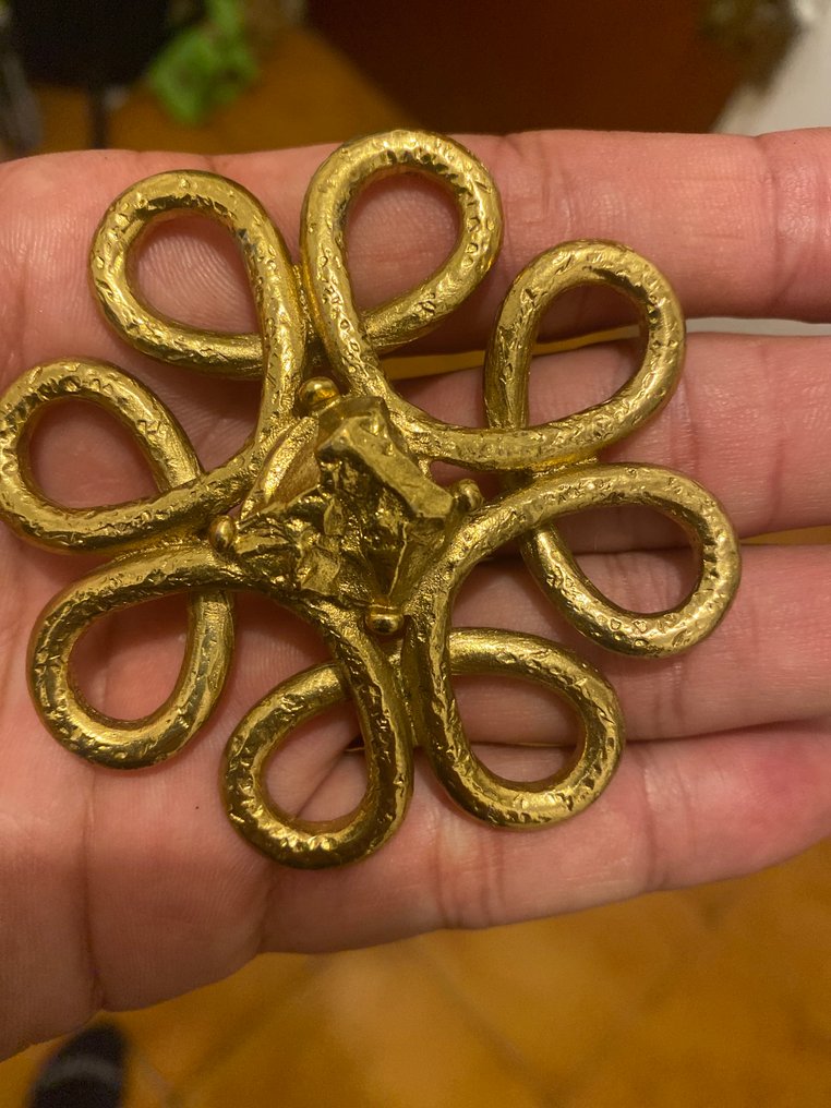 Yves Saint Laurent - 鍍金, 金屬 - 胸針 #3.2