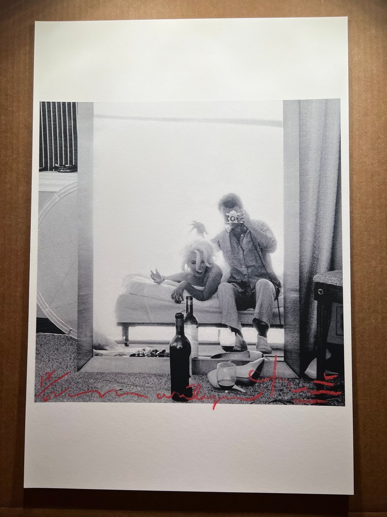 Bert Stern (1929–2013) - Marilyn Monroe Famous Bert and Marilyn self portrait, The Original Selfie #1.0