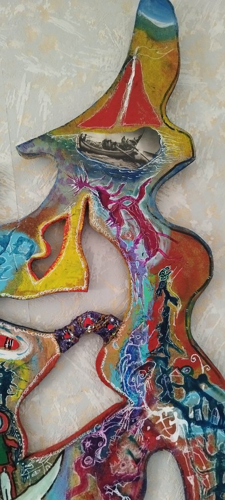 Pascal Manitoba (XX - "insu l'aire" ,oeuvre vendue par l'artiste #4.3