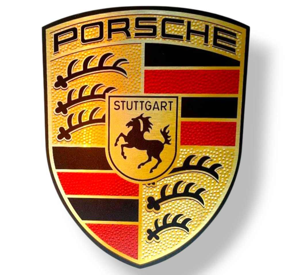 Porsche 标志 - 标志 - PORSCHE 标志 - 塑料, 铝 #3.2