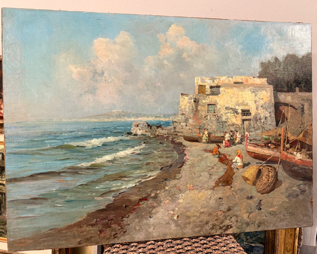 Luigi Bertolingrande (1912-1965) - Preparazione delle reti #3.2