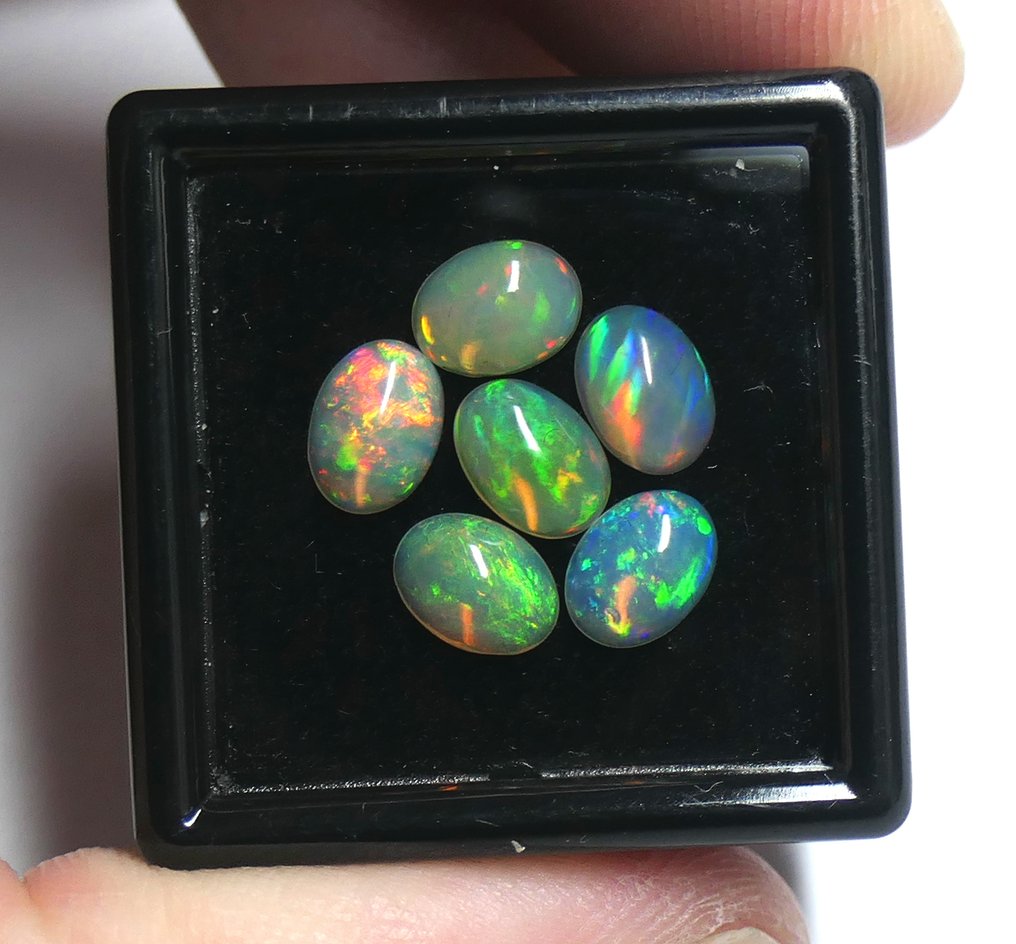 Εξαιρετικά πολύτιμοι οπαλίνοι 100% φυσικοί Καμποσόν- 0.53 g - (6) #3.2