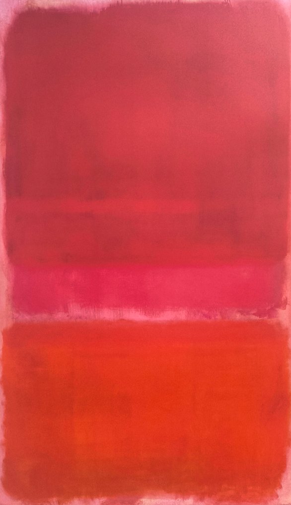 Mark Rothko (1903-1970) (after) - "No 37 (Red), 1956" - (60x100cm) #1.0