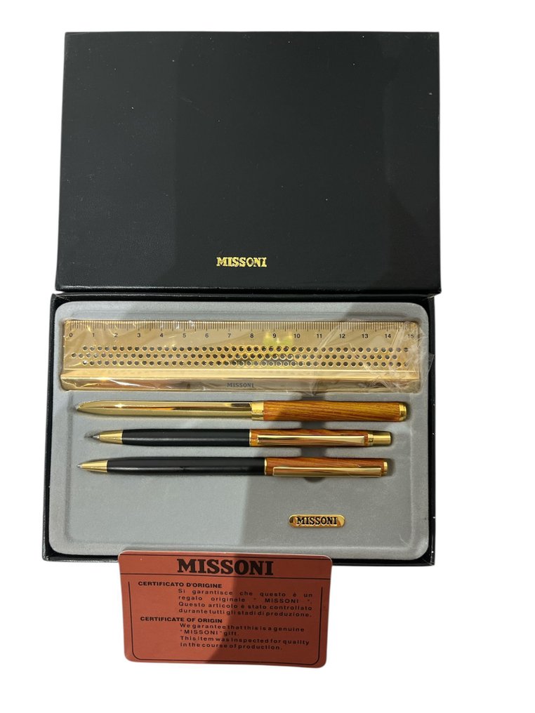 Σετ γραφείου  (5) - Missoni - Χρυσό μέταλλο, λαβή #4.3