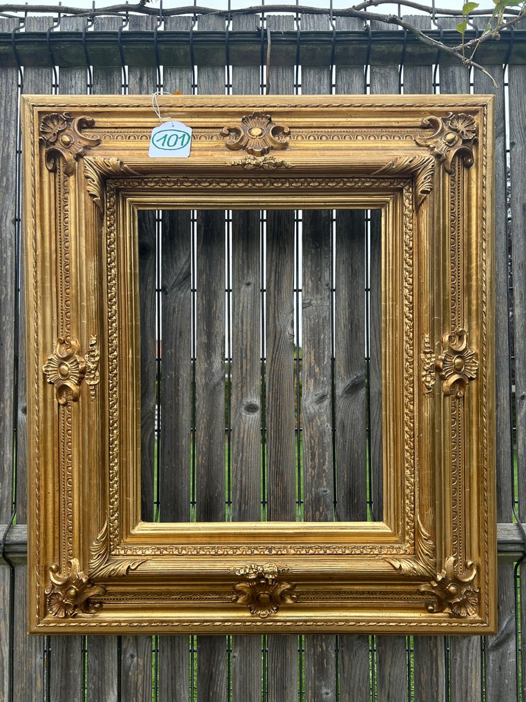 框架  - 101. 异常美丽的重型古董博物馆画框。适用于尺寸为40x32厘米的画作。 #4.3